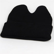 Hat Baby Kids Cute Ox Horn Knitted Wool Hats Boys Girls Warm Beanies Caps 1-9Y