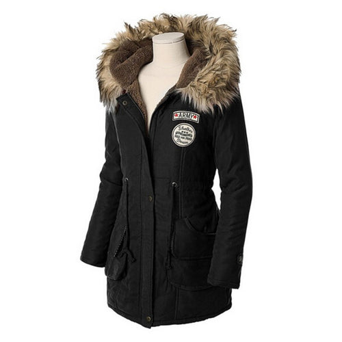 Jacket Women Hooded Slim Long Parka Coat Outwear Warm Coat Wear 8 Colors