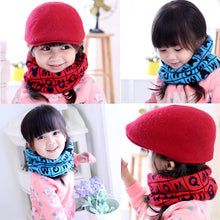 Scarf Kid Girls Snood Scarf Neckerchief Wool Knit Warmer Children Snow Scarves