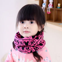 Scarf Kid Girls Snood Scarf Neckerchief Wool Knit Warmer Children Snow Scarves