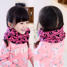 Scarf Kid Girls Snood Scarf Neckerchief Wool Knit Warmer Children Snow Scarves