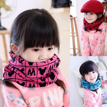 Scarf Kid Girls Snood Scarf Neckerchief Wool Knit Warmer Children Snow Scarves