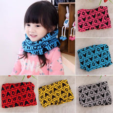 Scarf Kid Girls Snood Scarf Neckerchief Wool Knit Warmer Children Snow Scarves