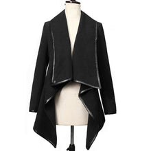 Women's Zipper Wool Coat Long Jacket Windbreaker Parka Outwear