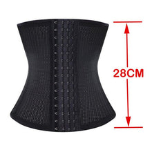 Women 28CM Breathable Waist Tummy Girdle Belt Body Shaper Trainer Control Corset Black Beige