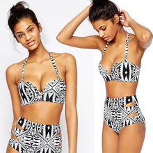 Women Bandage Bra Set Swimsuit Bathing Push-up Padded Bra Bikini Swimwear  LE4