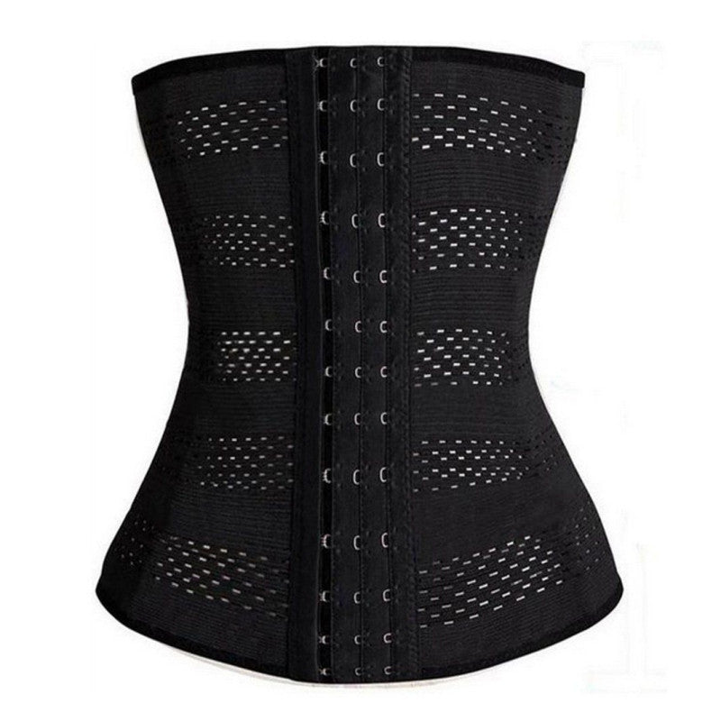 Women Body Shaper Latex Rubber Waist Trainer Cincher Underbust Corset Shapewear