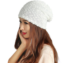 Women Braided Baggy Bowknot Beanie Knit Beret Slouchy Ski Cap Skull