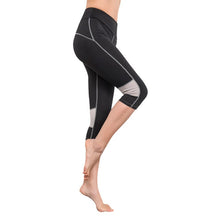Women Casual Fitness Quick Drying Pants Exercise Knee-Length Slim Pants LY5