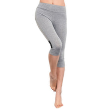 Women Casual Fitness Quick Drying Pants Exercise Knee-Length Slim Pants LY5