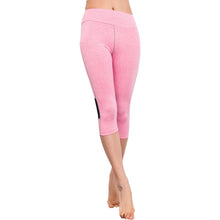 Women Casual Fitness Quick Drying Pants Exercise Knee-Length Slim Pants LY5