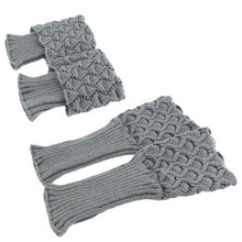 Women Crochet Boot Cuffs Shell Knitted Toppers Boot Socks Leg Warmer 7 Colors