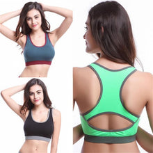Women Fitness Stretch Workout Tank Tops Bras Racerback Padded S Bra