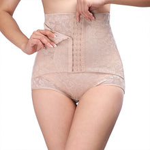 Women Flowers Print Postpartum Recovery Belly Waist Belt Shapewear Briefs Hip Abdomen Slim