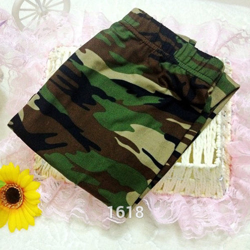 Women Girl Slim Camo Army Camouflage Skinny Pencil Pants Leggings