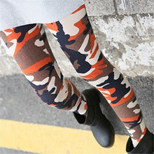 Women Girl Slim Camo Army Camouflage Skinny Pencil Pants Leggings