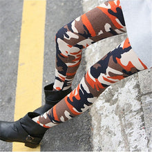 Women Girl Slim Camo Army Camouflage Skinny Pencil Pants Leggings