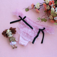 Women Girls Sexy Lace Reffuled Briefs Bow Underwear Panties Thongs G-strings