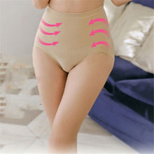 Women High Waist Solid Body Shaper Panties Postpartum Tummy Waist Trainer Corsets Underwear