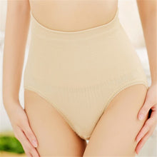Women High Waist Solid Body Shaper Panties Postpartum Tummy Waist Trainer Corsets Underwear