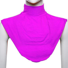 Women Hijab Extension Neck Check Back Cover Islamic Shirt Under Top 20 Colors  PY3