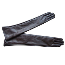 Women Ladies Opera Evening Party Gloves Faux Leather PU Over Elbow Long Glove 7 Colors PY6