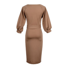 Women Long Sleeve Bodycon Dress Clubwear Formal Evening OL Mini Dresses