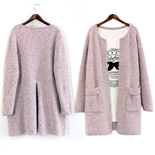 Women Long Sleeve Cardigan Knitted Jacket Sweater Coat Knitwear Overcoat P1
