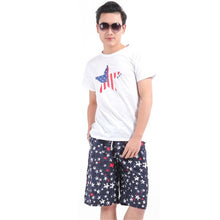 Women Men Lovers Couple Dots Short Pants Beach Board Shorts Black