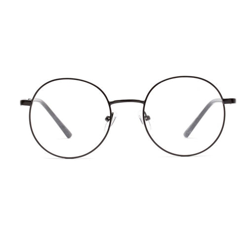 Women Men Metal Frame Eyewear Brand Designer Nerd Geek Round Glasses Clear Lens Spectacles Oculos Feminino Hombre