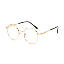 Women Men Metal Frame Eyewear Brand Designer Nerd Geek Round Glasses Clear Lens Spectacles Oculos Feminino Hombre