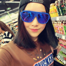 Women Men Sunglasses Plastic Frame Eyeglasses Goggles Reflective Sun Glasses lunette de soleil