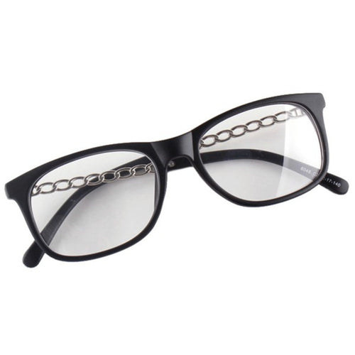 Women Nerd Myopia Eye Glasses Black Frame Clear Lens Eyewear Frames Eyeglasses  PY6