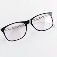 Women Nerd Myopia Eye Glasses Black Frame Clear Lens Eyewear Frames Eyeglasses  PY6