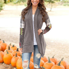 Women  Long Sleeve Knitwear Casual Outwear Jacket Coat Sweater Cardigan Gray