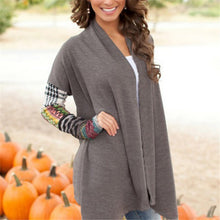 Women  Long Sleeve Knitwear Casual Outwear Jacket Coat Sweater Cardigan Gray