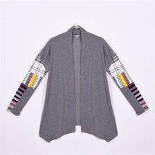 Women  Long Sleeve Knitwear Casual Outwear Jacket Coat Sweater Cardigan Gray