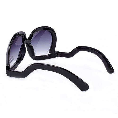 Women Retro  Overd Sunglasses Square Leg Bent Back Frame Sun Glasses Lunette De Soleil