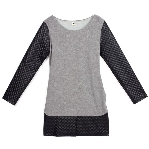 Women Sexy Bandage Long Sleeve Bodycon Party Warm O-Neck Pencil Mini Dress