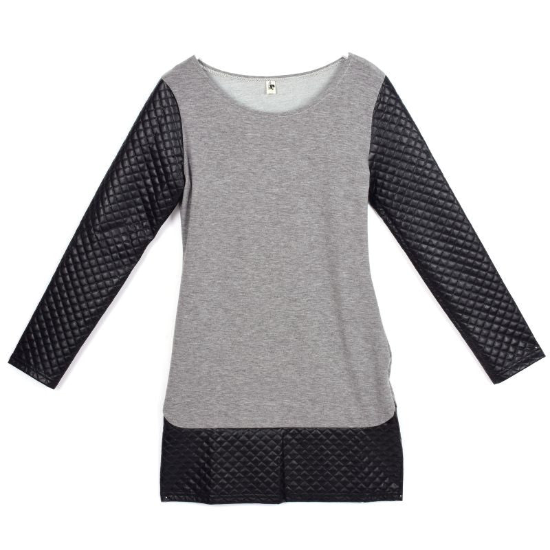 Women Sexy Bandage Long Sleeve Bodycon Party Warm O-Neck Pencil Mini Dress
