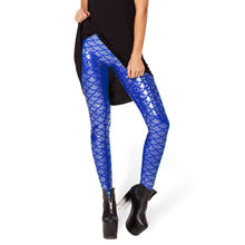 Women Sexy Mermaid Fish Scale Skinny Shine Legging Pants Jeggings 9 Colors