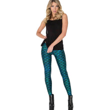 Women Sexy Mermaid Fish Scale Skinny Shine Legging Pants Jeggings 9 Colors