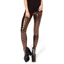 Women Sexy Mermaid Fish Scale Skinny Shine Legging Pants Jeggings 9 Colors