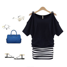 Women Sexy Striped Bodycon Casual Cocktail Party Mini Dress Dresses