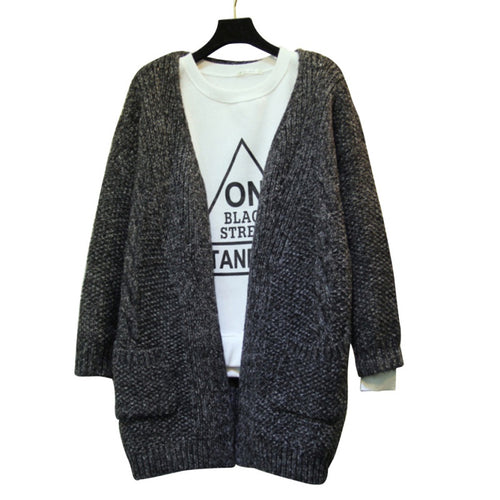 Women Sweater Jumper Coat Jacket Knitted Knitwear Outerwear Lady Warm Cardigan