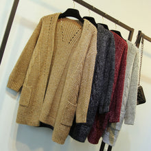 Women Sweater Jumper Coat Jacket Knitted Knitwear Outerwear Lady Warm Cardigan