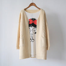Women Sweater Jumper Coat Jacket Knitted Knitwear Outerwear Lady Warm Cardigan