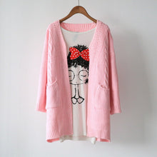 Women Sweater Jumper Coat Jacket Knitted Knitwear Outerwear Lady Warm Cardigan