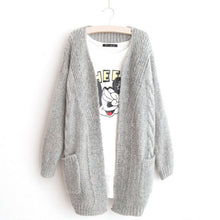 Women Sweater Jumper Coat Jacket Knitted Knitwear Outerwear Lady Warm Cardigan
