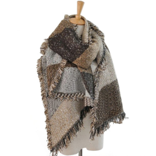 Women Thick Warm Wool Pashmina Cashmere Stole Scarves Scarf Shawl Wraps